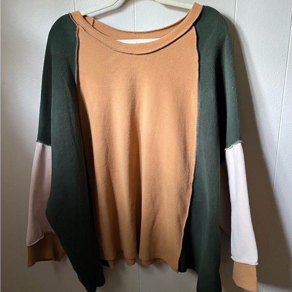 Color block sweater